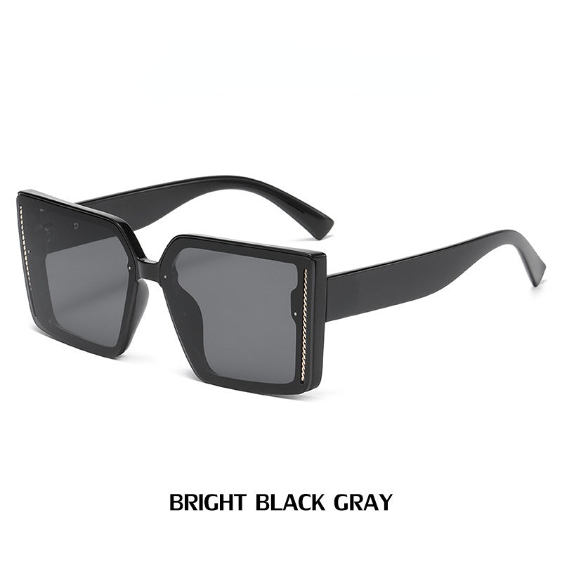 Venta al por mayor Gafas de sol para damas con marco grande para PC